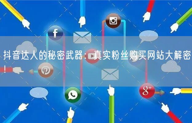 抖音达人的秘密武器：真实粉丝购买网站大解密！