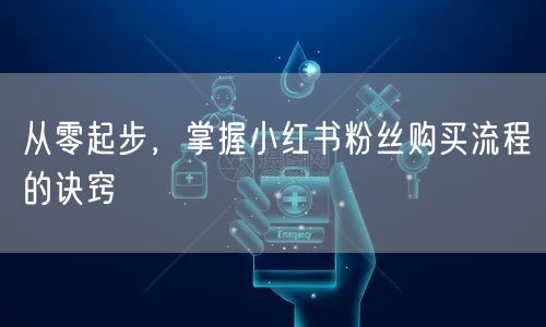 从零起步，掌握小红书粉丝购买流程的诀窍