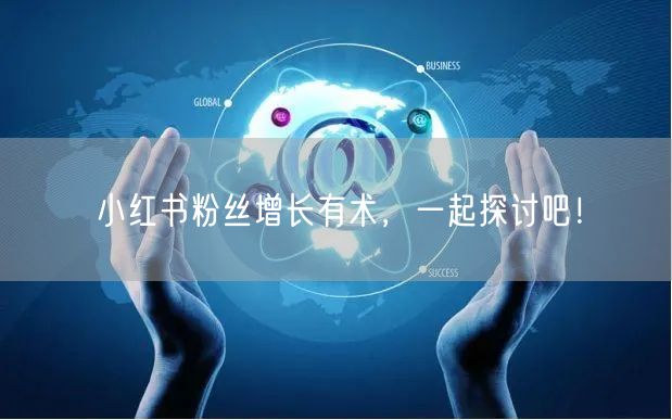 小红书粉丝增长有术，一起探讨吧！