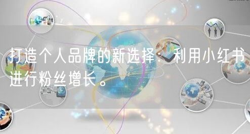 打造个人品牌的新选择：利用小红书进行粉丝增长。